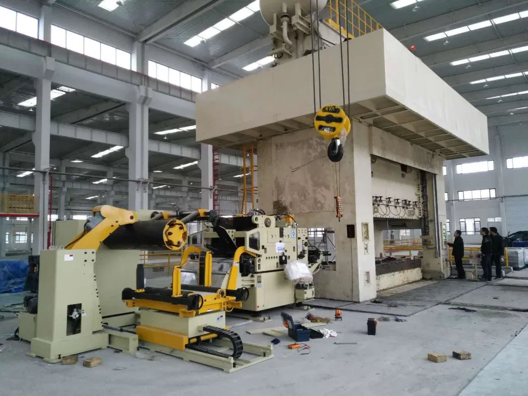 Coil Handling Systems Nc Servo Automatic Feeding Machine Sheet Metal Decoiler Straightener Feeder for Stamping Press