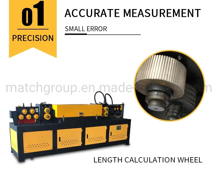 Steel Wire Bar Straighter 8mm 10mm 12mm 14mm 16mm Rebar Straightening and Cutting Machine